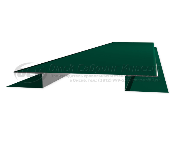 Стыковочная планка сложная (Блок-Хаус) RAL 6005 (Зеленый мох)