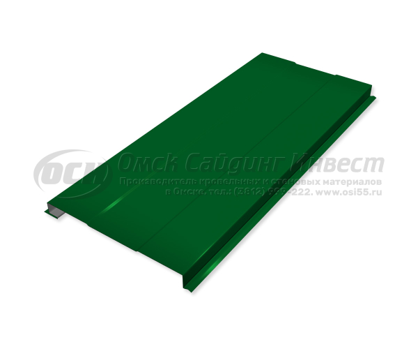 Фасадная панель ПФ-03 RAL 6002 (Зеленая листва) (0.5)