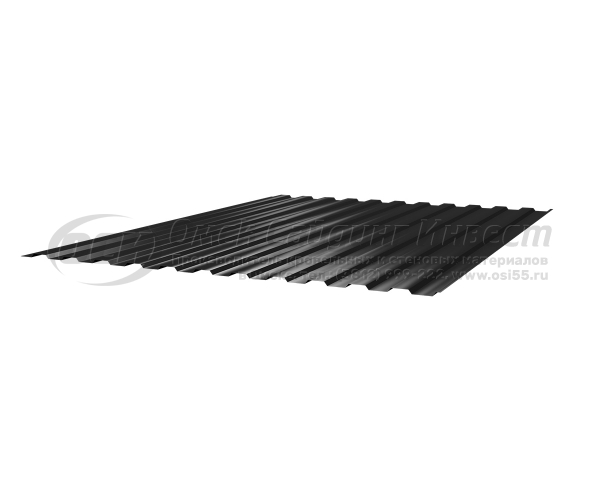 Профнастил СС-10 RAL 7024 (Графит) (0.4 (эконом))
