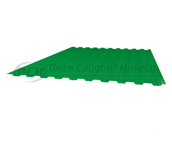 Профнастил С-8-1200 RAL 6002 (Зеленая листва) (0.4)