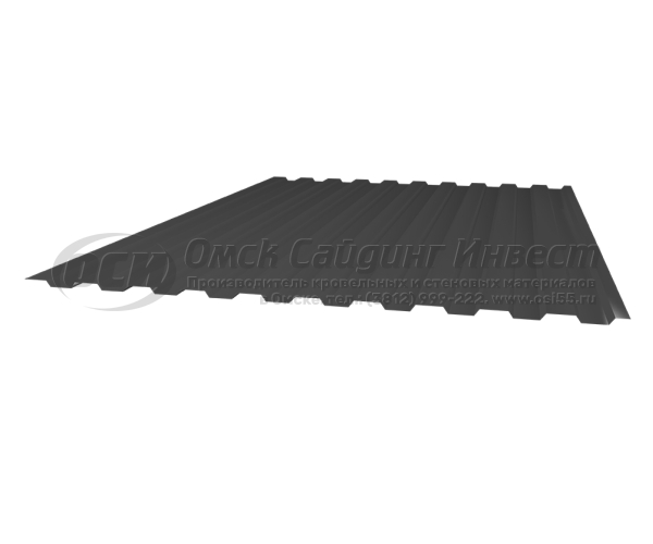 Профнастил С-8-1200 RAL 7024м (Графит матовый) (0.4)