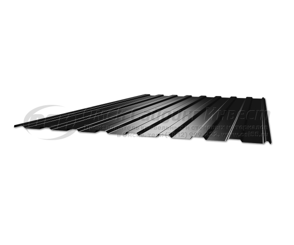 Профнастил МП-20R RAL 7024м (Графит матовый) (0.5)