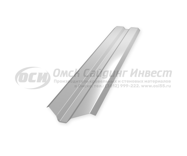 Профиль забор Штакетник Ш-2 фигурный RAL 9003 (Белый) (0.5)