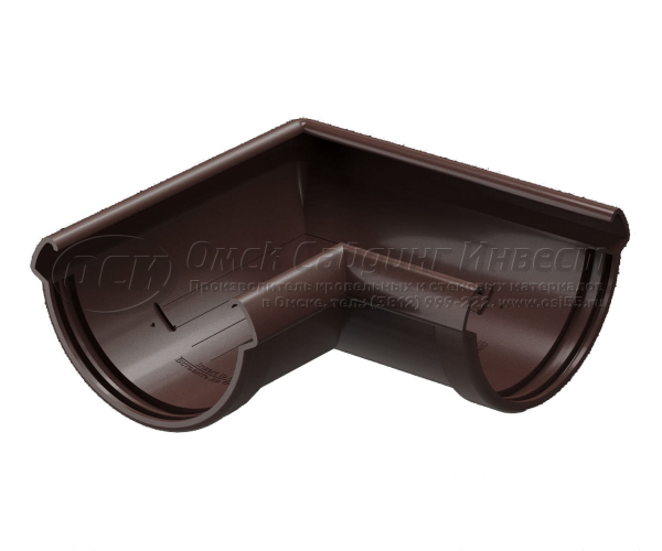 Угловой элемент 90гр Docke (шоколад)