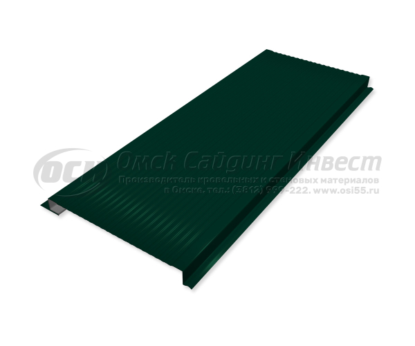 Фасадная панель ПФ-02 RAL 6005 (Зеленый мох) (0.5)
