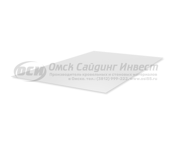 Лист гладкий в пленке RAL 9003 (Белый) (0.4 (эконом))